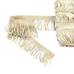 Бахрома отделочная 35.0 мм / 25 метров, цв.196 бежевый