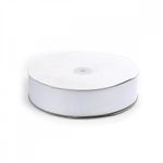 Лента репсовая (в рубчик) 38.0 мм, цв. 029 белый, уп.91.4м