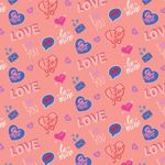 Односторонняя упаковочная бумага Stilerra 100х70 см, 25 шт, 05 любовь