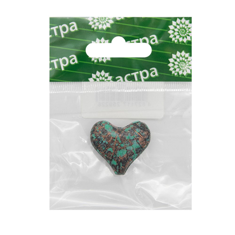 Бусины декоративные, 21х27х27 мм, Астра /TOS/