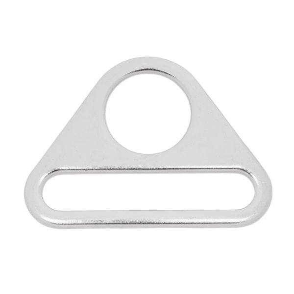 Рамка треугольная литая металл 38 мм, 20 шт, никель, ZH-65