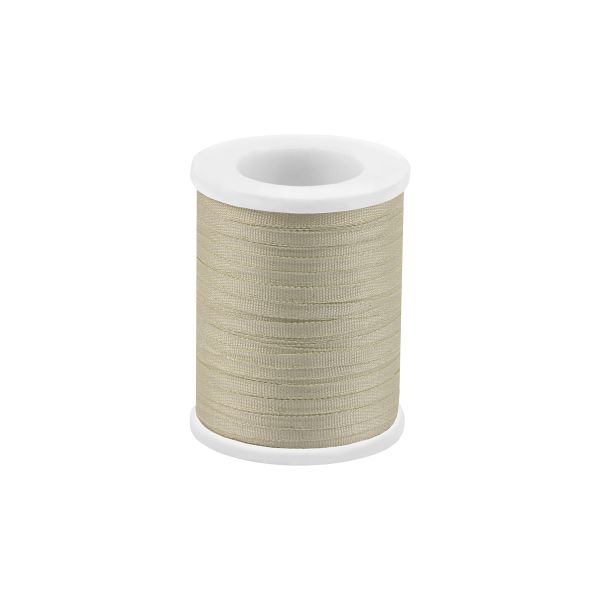 Лента (тесьма) шелковая 2.0 мм / 45.5±0.5 метров, №006 молочный, Gamma SR-2