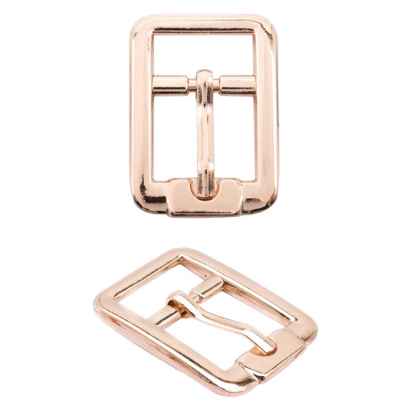 Пряжка ременная металл 15 мм, золото, 10 шт