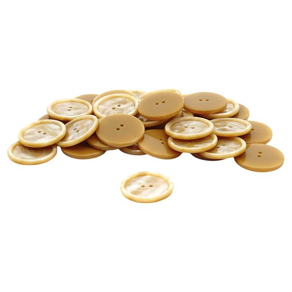 Пуговицы 2 прокола 48L (30мм), пластик (col.05 бежевый), CB_3685, 36 шт