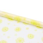 Пленка матовая Салютики 70см*10 м (желтый) 4972