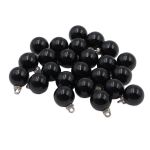 Пуговицы на ножке 16мм (Black (черный)), 24 шт