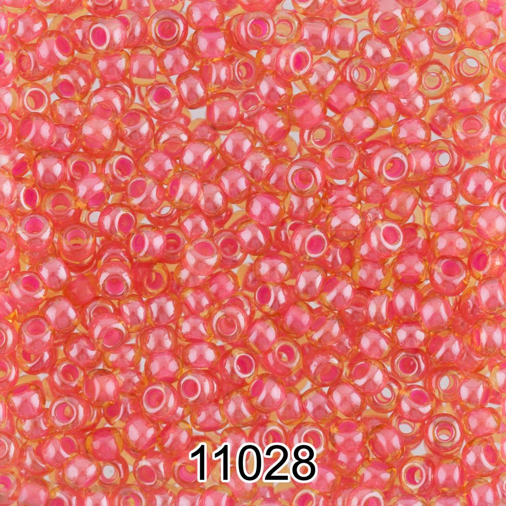 Бисер Preciosa круглый 10/0, 2.3 мм, 500 г, 11028 (Ф002) розовый