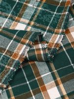 Фланель рубашечная вареная 150 г/м², 150 см / 2 метра, TBY.Fl.T497 зеленый