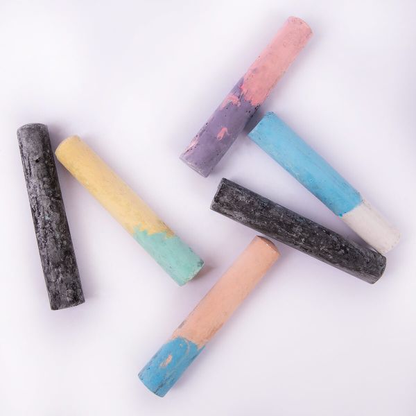 Мелки для рисования, меланжевые цвета 5 цв, Лео LPSC-06