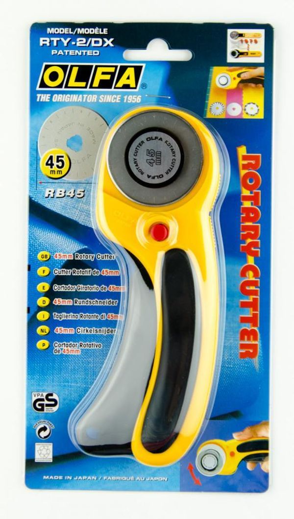Нож круговой 45мм с пистолетной рукояткой, OL-R-2/DX, Olfa, 1 шт