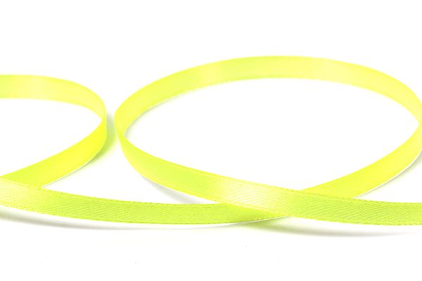 Лента атласная 1-сторонняя 6.0 мм / 33±2 метра, 057 желто-зеленый, Gamma