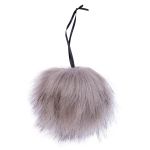 Помпоны декоративные песец, 1 шт, 03 серый, Gamma POFM-01