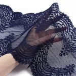 Кружево бельевое эластичное 230 мм / 10 м, 8036, цв.S919 т.синий, Kruzhevo
