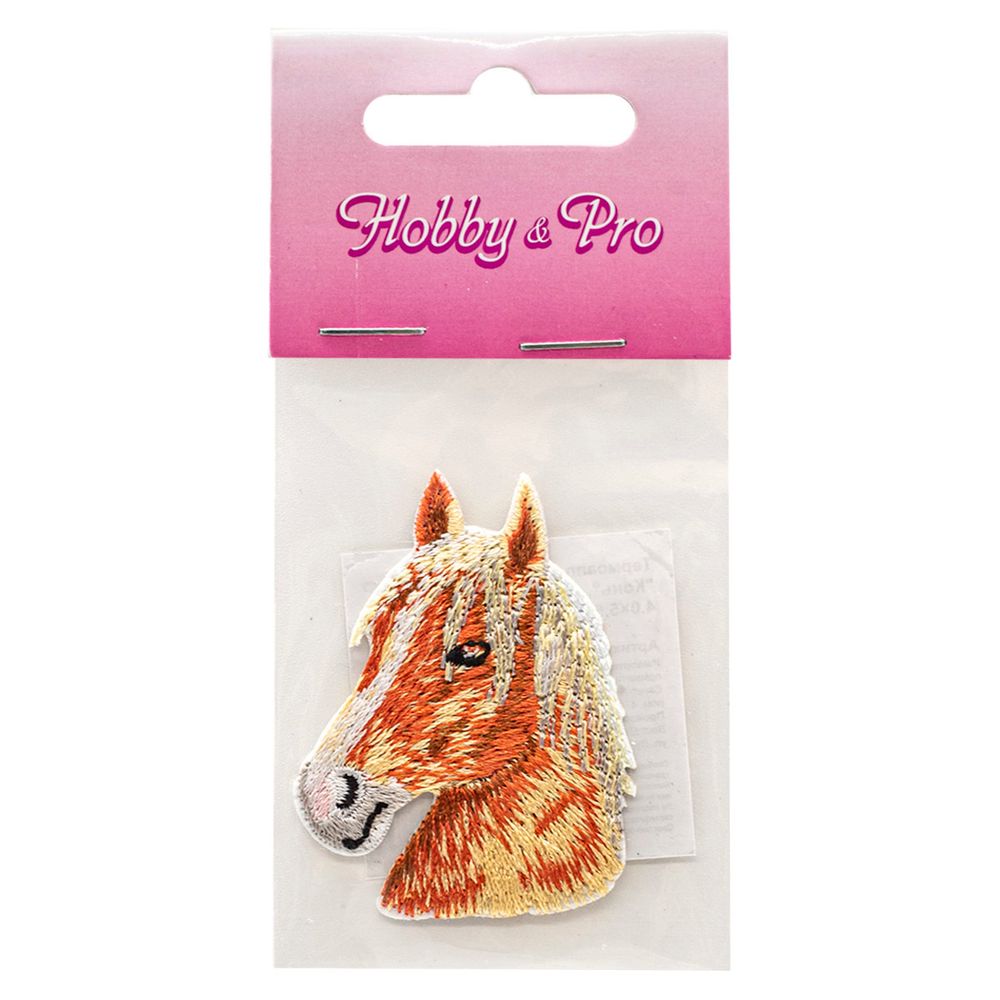 Термоаппликация "Конь", 4.0х5.5см