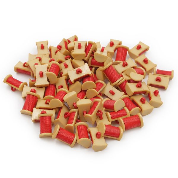 Пуговицы детские Катушка, 21 мм (267/145) 48258, 72 шт