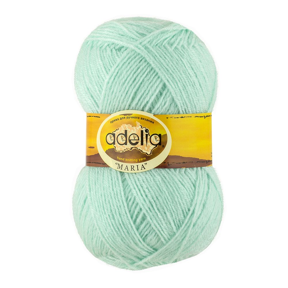 Пряжа Adelia Maria / уп.10 мот. по 50г, 227м, 30 св.голубой