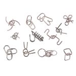 Набор металлических головоломок, 1 шт, Проверь себя №3 24 элемент, Delfbrick DLM-53