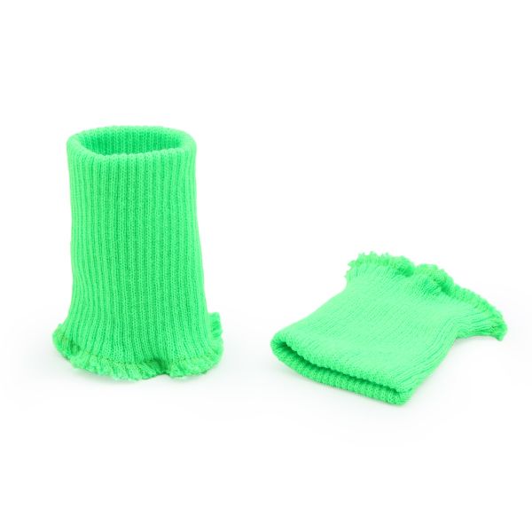 Манжеты трикотажные 7.0х9.5 см, 1 пара, в-40 молодое яблоко