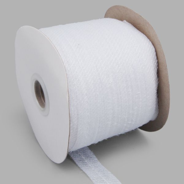 Лента клеевая нитепрошивная по косой усиленная (6441-5010) 15 мм / 100м (белый)