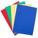 Бумага цветная бархатная самоклеящаяся A4- 19.5х28.5 см, 4 л. 4 цв, Лео LPCP-05