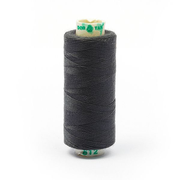 Нитки швейные бытовые Dor Tak 40/2, 366 м / 10 кат., 612 серый
