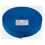 Стропа (ременная лента) 40 мм / 25 метров, толщ. 1.44 мм, [14.4 г/пог.м], 100% п/п, рис. 3114, синий, Gamma С1594Г17