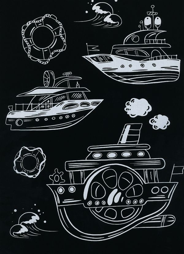 Набор для творчества Гравюра-блокнот Транспорт, 14х20 см, Hobbius GHPB-04