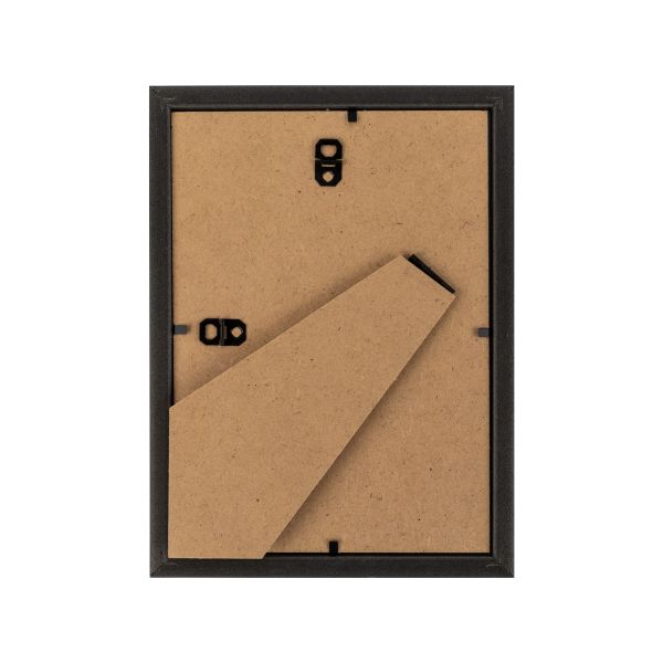 Рамка для картины (фото) пластик с оргстеклом 15х21 см, черный, Gamma ПРК-18