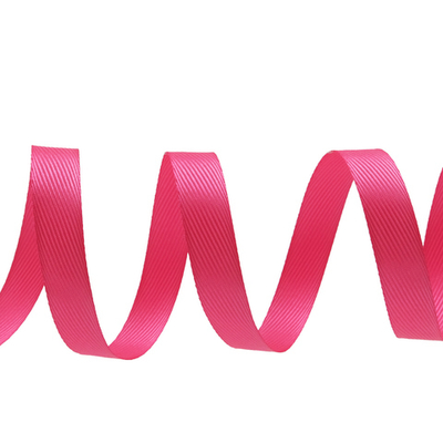 Лента декоративная ёлочка 15.0 мм / 20±1 метров, 22 ярко-розовый