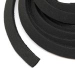 Шнур кожа натуральная ⌀5.0 мм / 1 метр, дизайн 302,100% кожа, черный