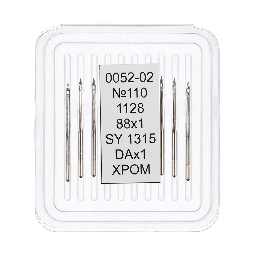 Иглы для промышленных швейных машин Арти 0052-02 (№90-120), 10 шт, №110