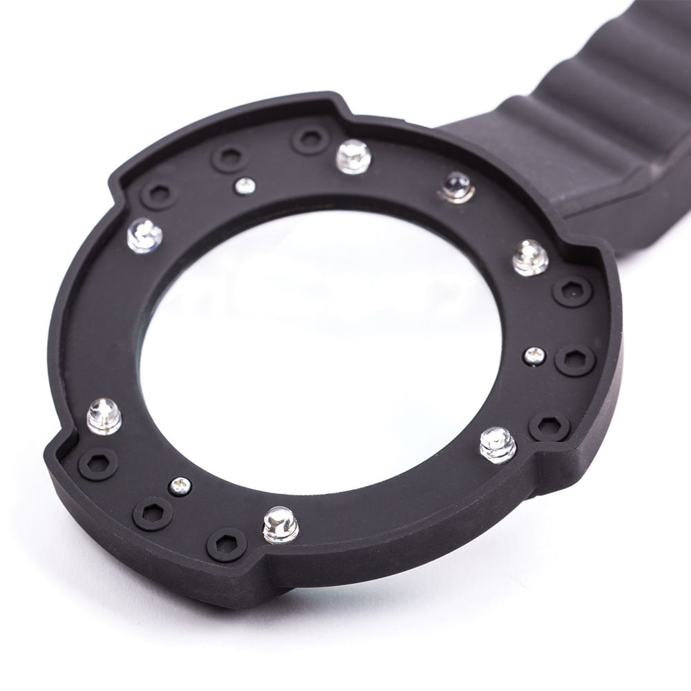 Лупа с подсветкой и компасом ⌀6.5 см (ув.х3), Ferstel FR-01