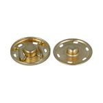 Кнопка пришивная металл ⌀25.0 мм, 10 шт, 05 золото, Gamma KLM-250