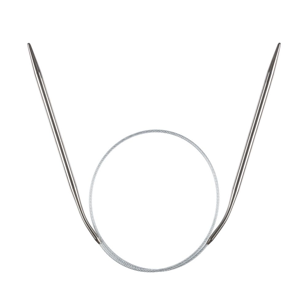 Спицы круговые металл ⌀4.0 мм, 50 см, 1 шт, с металлической леской, Gamma MKJ