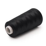 Нитки текстурированные некрученые 150D/1, 5000ярд, цв.9020 черный