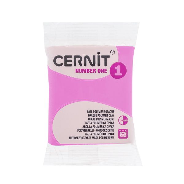 Полимерная глина запекаемая Cernit № 1, 56 г, 922 фуксия
