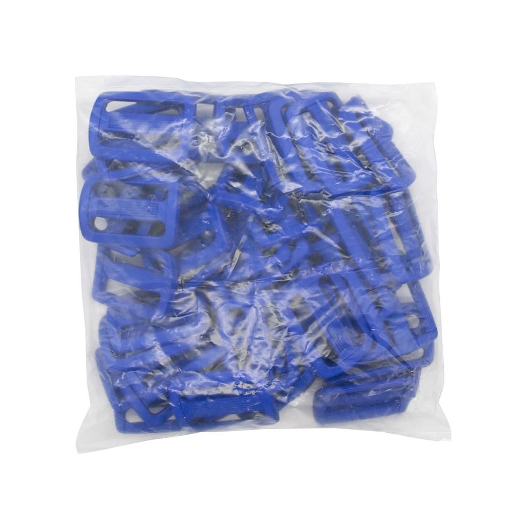 Пряжка, ПА, цветная, 30 мм (61 василек), 50 шт