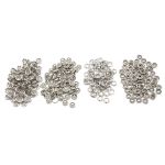 Кнопка рубашечная (джерси) сеточка ⌀9.5 мм, ≈72 шт, МЕТАЛЛ, никель, NEW STAR