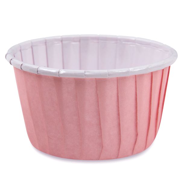 Формы для выпечки бумажные (усиленные с бортиком) 5 см, 5х3.9 см, 12 шт, №10 розовый, S-Chief PPC-0010