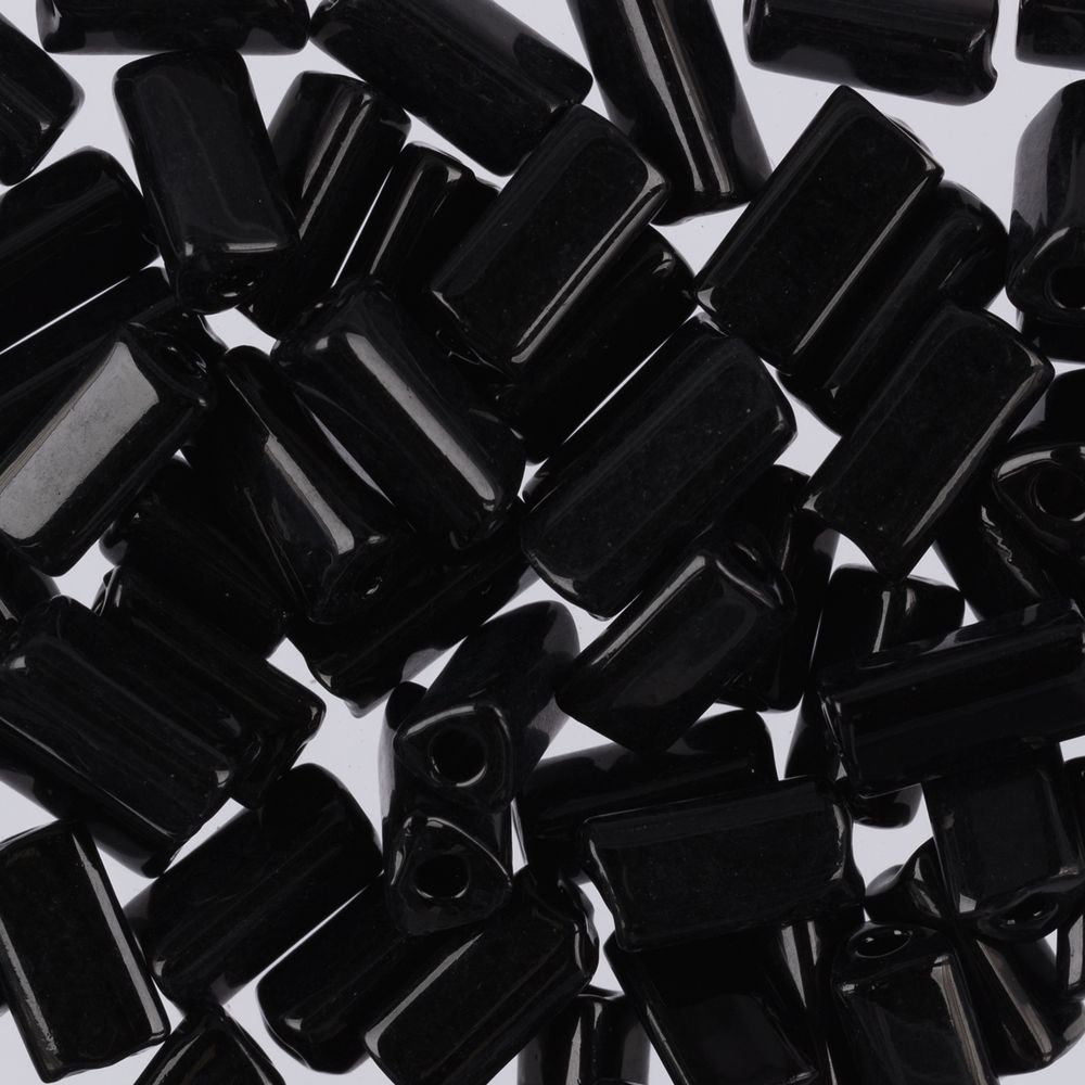 Бисер Preciosa Triangle 10х5 мм, 50 г, 23980 черный, 321-41001