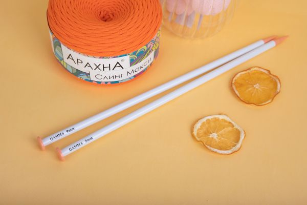 Спицы прямые пластик ⌀9.0 мм, 35 см, Gamma PKN2