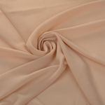 Креп шифон 105 г/м², шир. 150 см / 35 метров, TBY.8021-113-3, цв.113 бежевый /TOS/