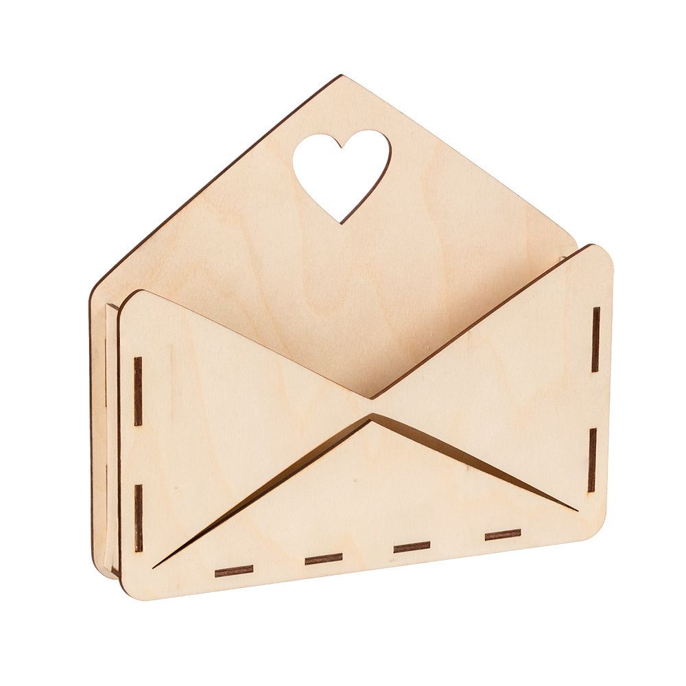 Заготовка из фанеры Конверт, 24х22х3.5 см, ВК-024 Mr.Carving