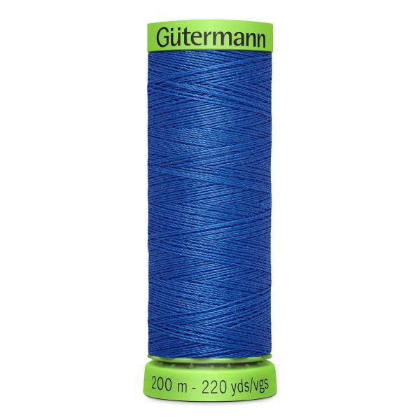 Нитки для тонких тканей Gutermann Extra Fine 150, 200м, 959 голубой королевский, 5 катушек