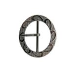 Пряжка, 35 мм, цв. черный никель, 10 шт /TOS/