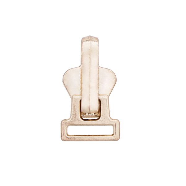 Слайдер (замок) для молнии трактор Т5 (5 мм), 26х14 мм, двухсторонний/перекидной, золото цв.02, 20 шт, ГЛТ9507