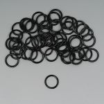 Кольца для бюстгальтера пластик ⌀12.0 мм, 50 шт, черный