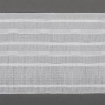 Лента (тесьма) шторная: сборка ромбик (1:2) 100 мм / 50 метров, арт.П-080К цв.белый