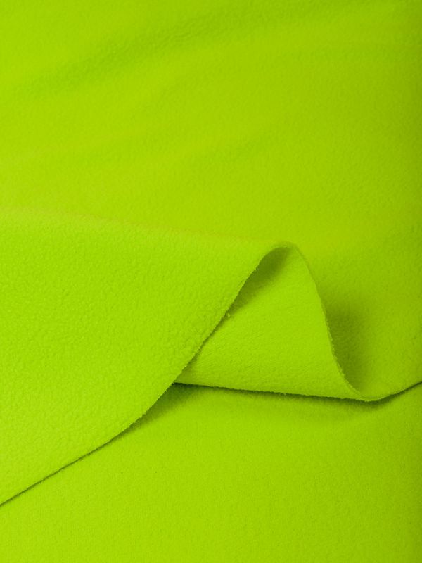 Флис 2-сторонний 190 г/м², 150 см / 2 метра, TBY-0059-229.2, цв.F229 неон желтый