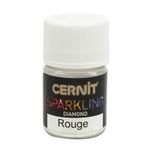 Мика-порошок, слюда Diamond/бриллиантовый "Sparkling Powder" 5гр. Cernit, 400 rouge/красный